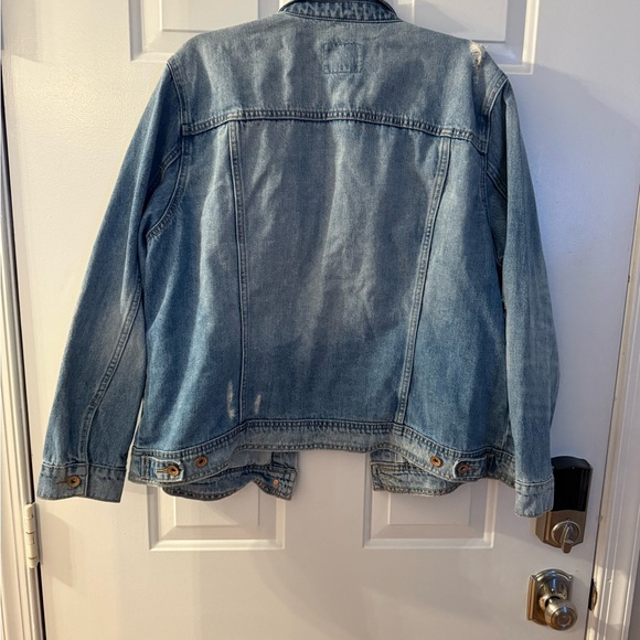Old Navy xxl Jean distressed denim jacket - Picture 2 of 2